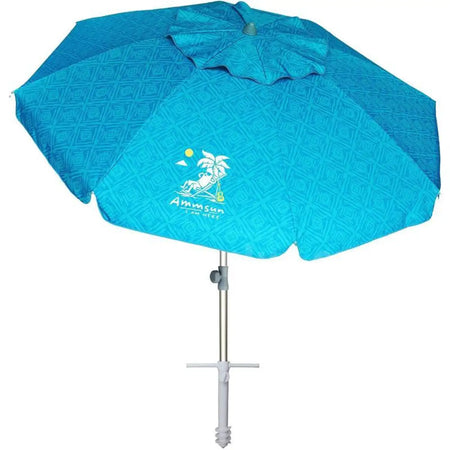 AMMSUN 7ft Heavy Duty High-Wind Beach Umbrella