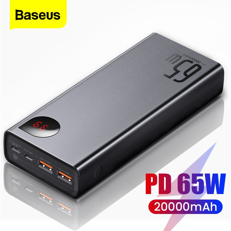 Baseus 65W Power Bank 20000mAh (Digital Display)