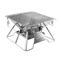 CampingMoon Portable Folding BBQ Grill (Stainless)
