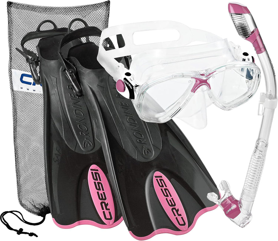 Cressi Palau LAF Snorkel Set (Mask, Snorkel, Fins)