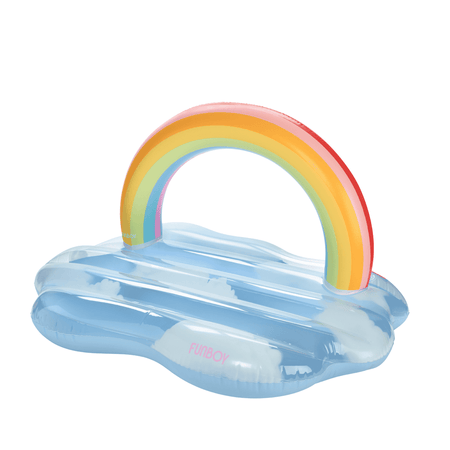 FUNBOY Clear Rainbow Cloud Pool Tube
