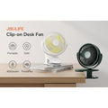 JISULIFE Clip-On Stroller & Desk Fan