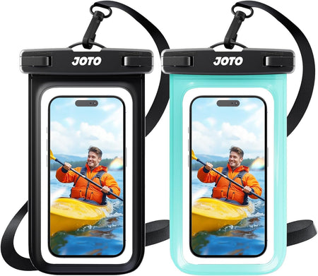 JOTO Universal Waterproof Phone Pouch (2-Pack)