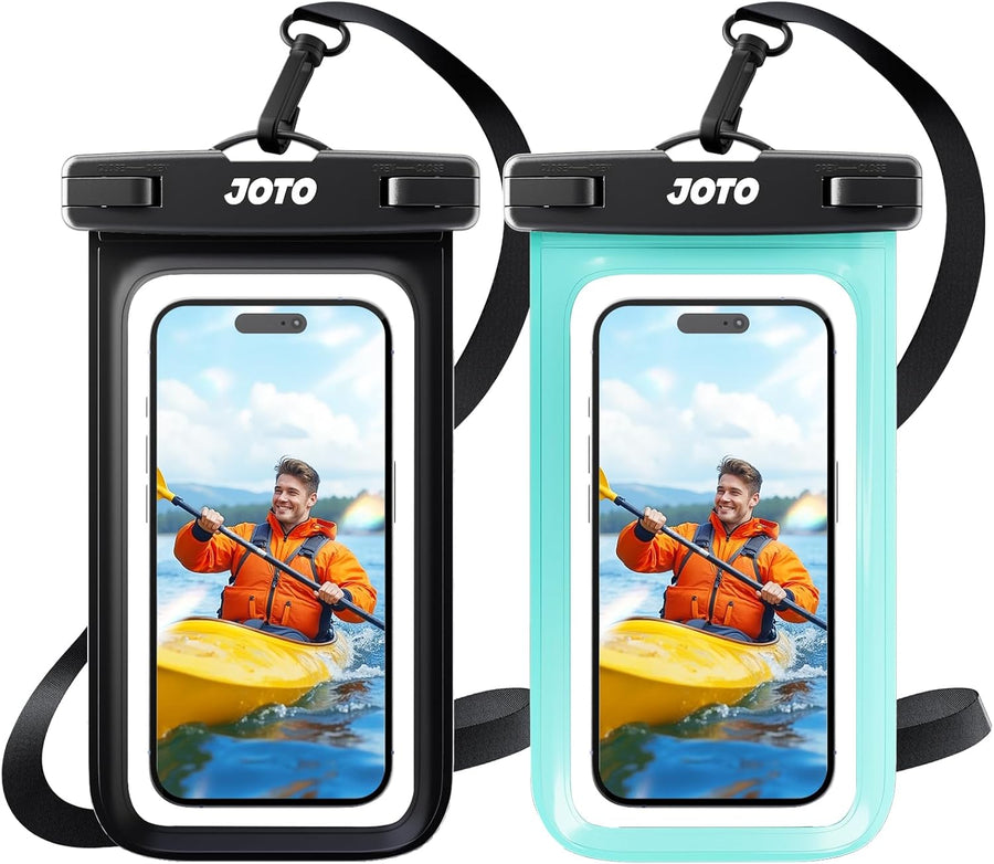 JOTO Universal Waterproof Phone Pouch (2-Pack)