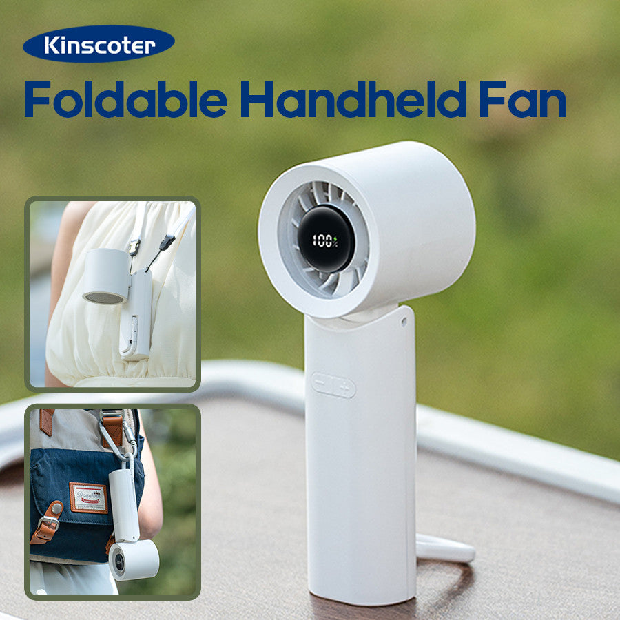 Kinscoter Retractable Folding Handheld Fan