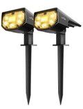 LITOM Solar Landscape Spotlights (2-Pack)