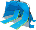 Pacific Breeze Easy Setup Beach Tent Deluxe XL