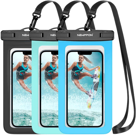 PACOONE Floating Waterproof Phone Pouch (2-Pack)