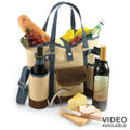 Picnic Time Insulated Wine Country Tote