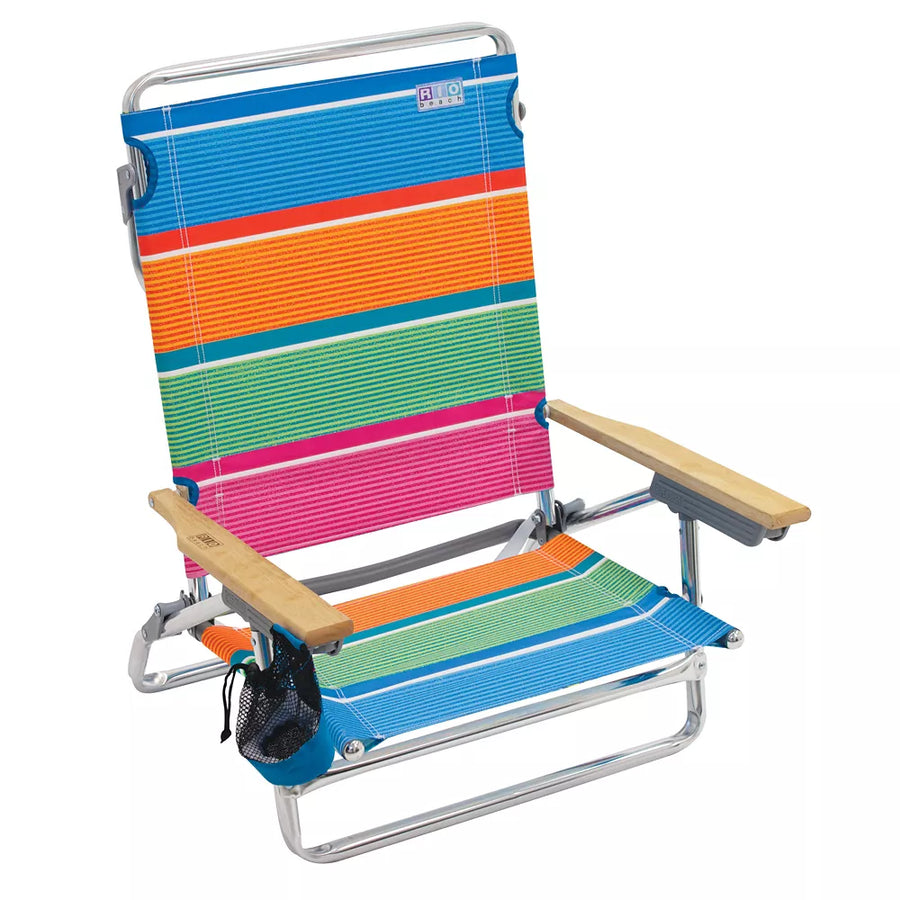 Rio Beach Classic 5-Position Lay-Flat Backpack Beach Chair