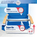 Rio Beach Classic 5-Position Lay-Flat Backpack Beach Chair