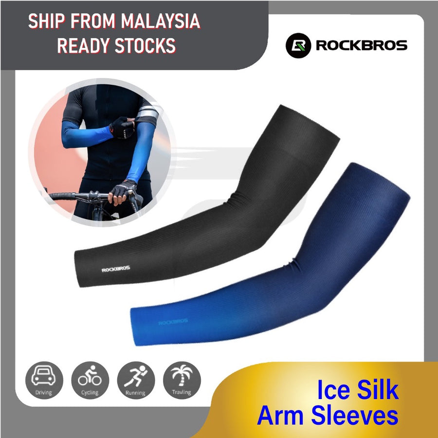 ROCKBROS Ice Silk UV Cooling Arm Sleeves