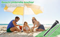 SANLIKE Tilting Beach Umbrella with Sand Anchor