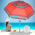 SANLIKE Tilting Beach Umbrella with Sand Anchor