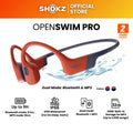 SHOKZ OpenSwim Bone Conduction Swimming Headphones