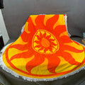 Sun Squad Round Beach Towel