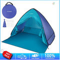TOMSHOO Portable Beach Shade Tent with Sand Pockets