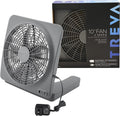 Treva 10-Inch Portable Battery Fan