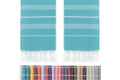 Turkish-T Bordered Beach Towel