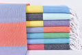 Turkish-T Bordered Beach Towel