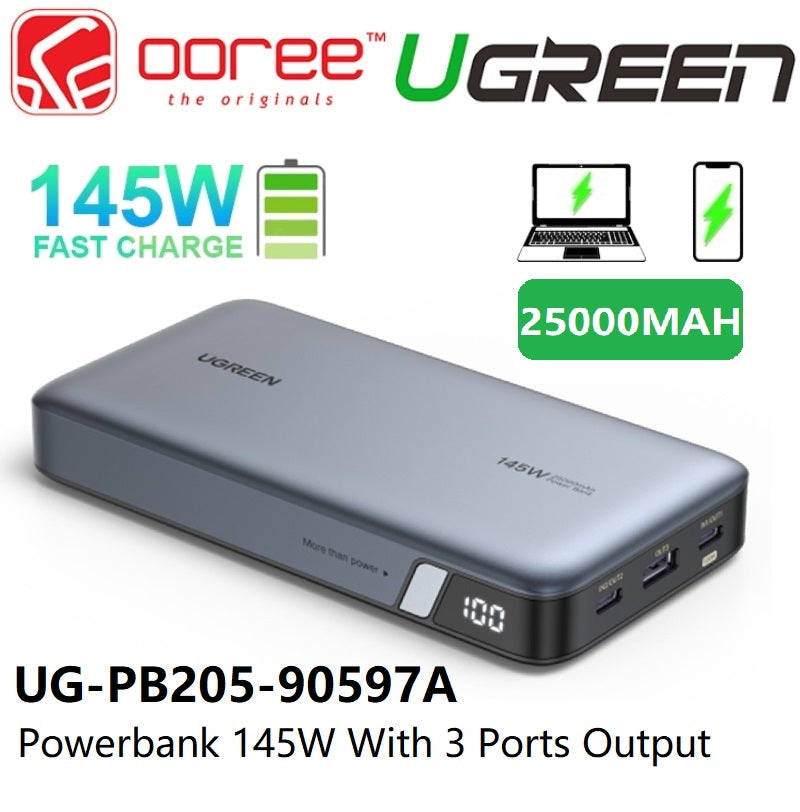 UGREEN 145W Power Bank 25000mAh
