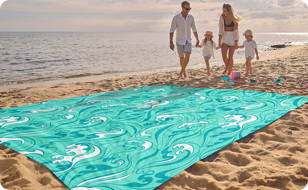 WEKAPO Sand-Free Beach Blanket (XL)