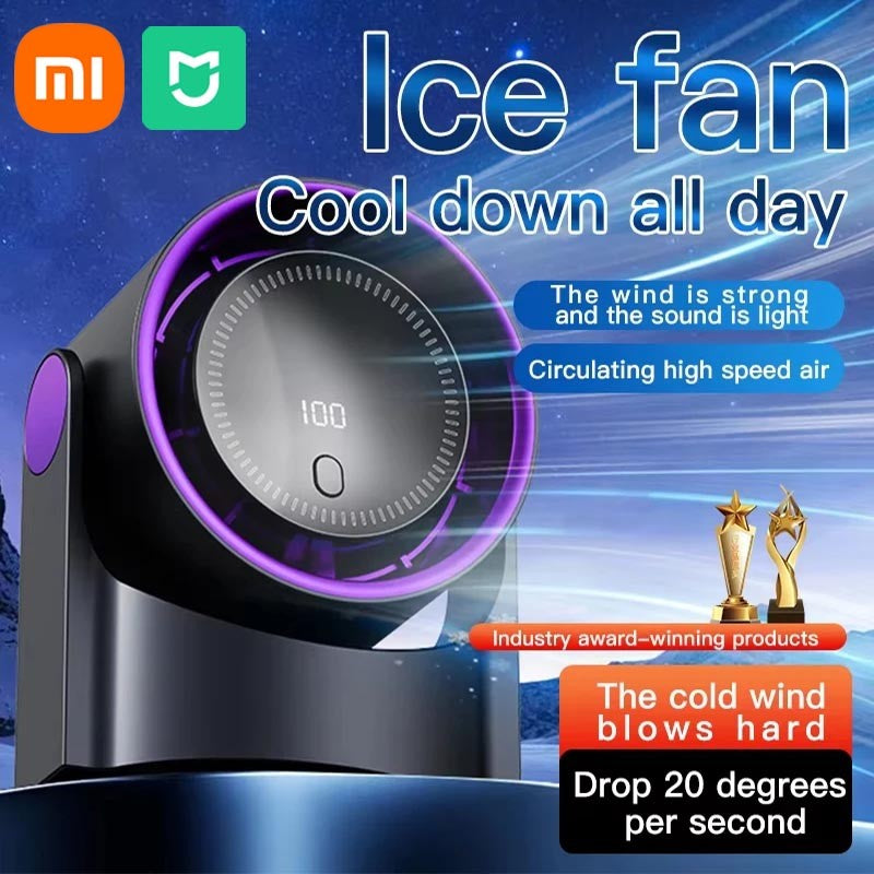 Xiaomi Mijia Handheld Fan (100-Speed, 40h)