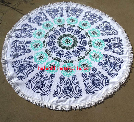 Zipsoft Round Tassel Beach Towel (150cm)