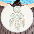Zipsoft Round Tassel Beach Towel (150cm)